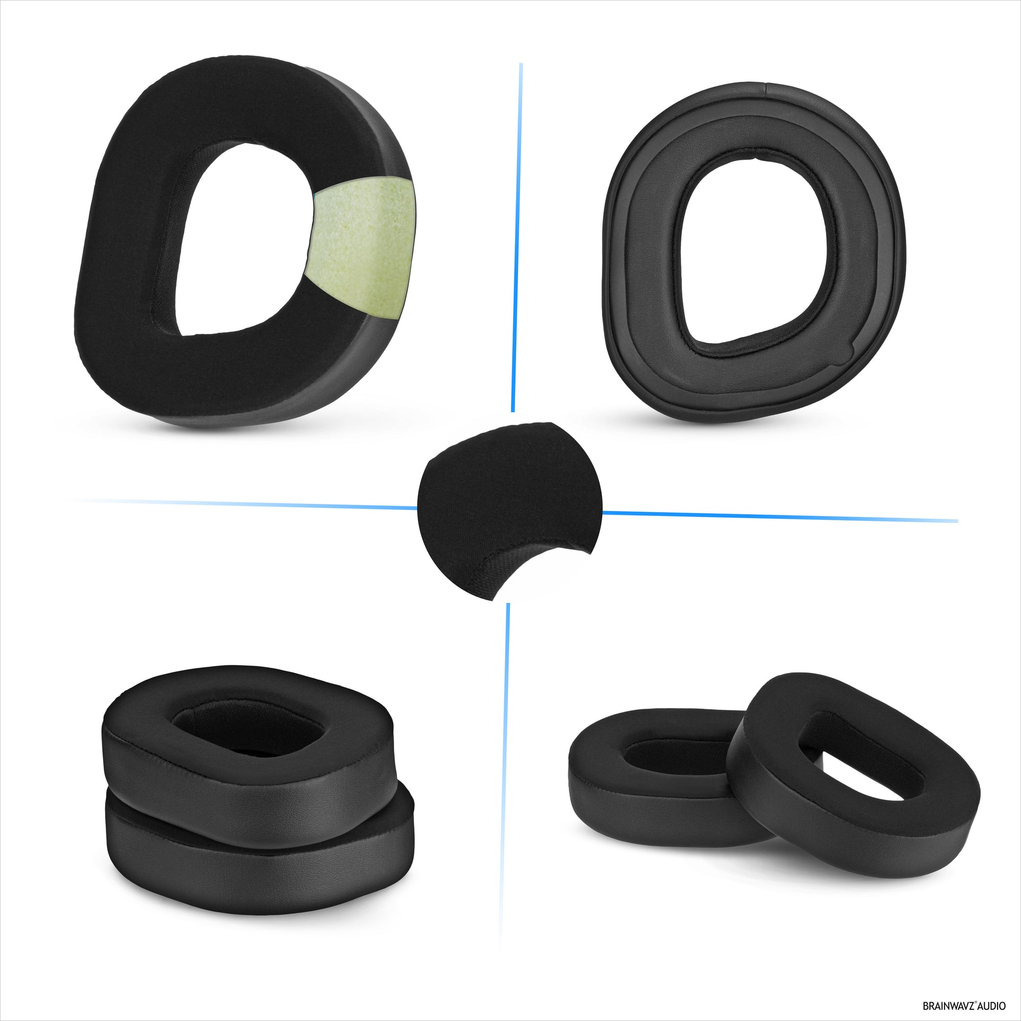 Hybrid Earpads for Turtle Beach Stealth 700 Gen 3 Headphones - Memory Foam with Breathable Fabrics &amp; PU Leather
