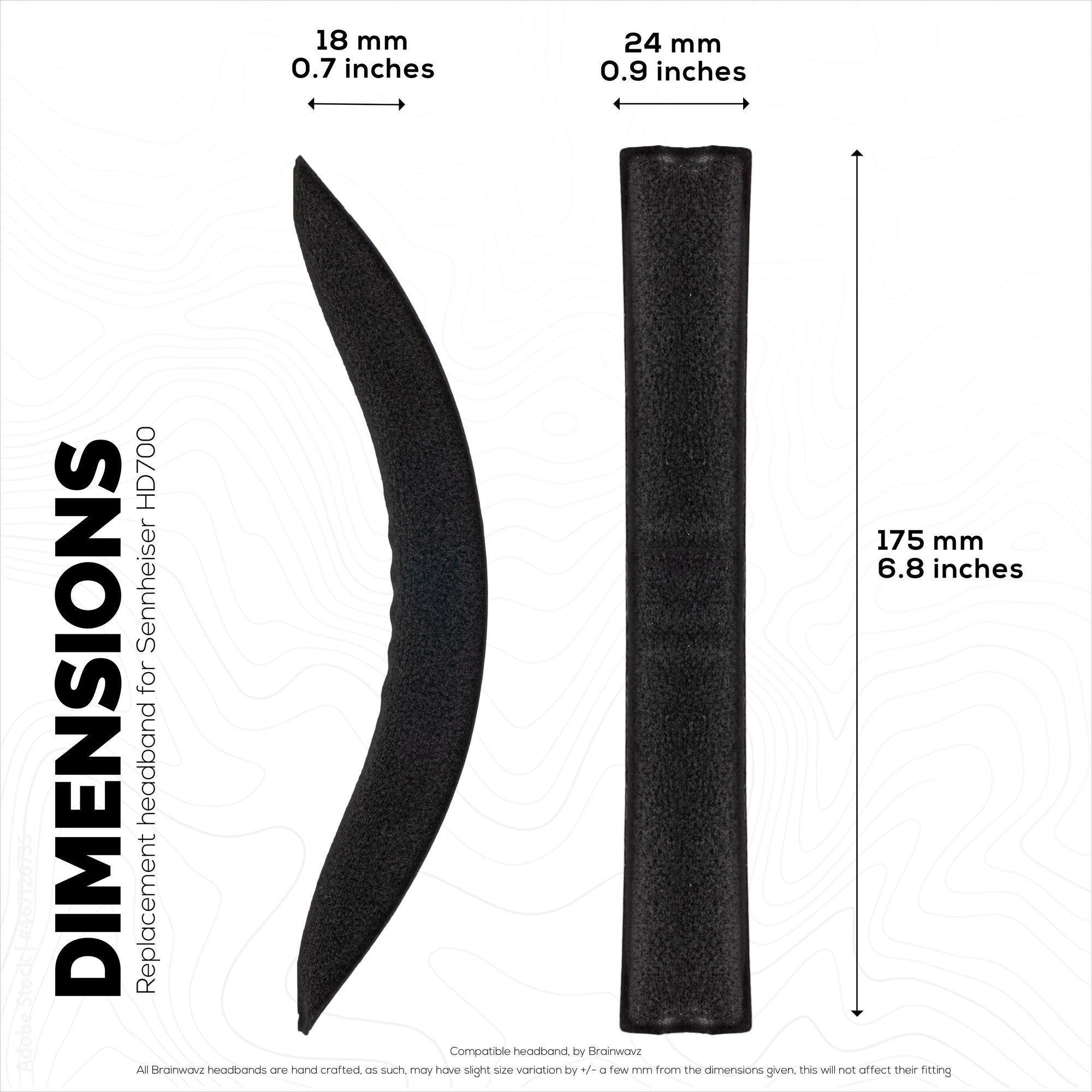 طوق رأس بديل من المخمل الناعم لسماعات سينهايزر HD700 - وسادة علوية للسماعة - سهلة التركيب، لاستعادة الراحة والملاءمة