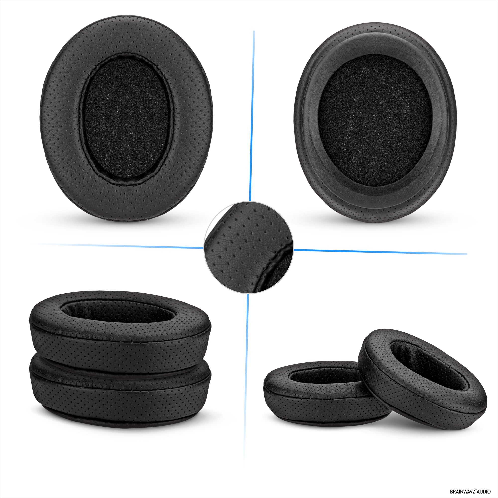 Replacement Perforated Earpads for Steelseries Arctis Nova Series 1/P/X 3 5/P/X 7/P/X PRO &amp; PRO for XBox Headsets, Breathable PU Leather + Memory Foam