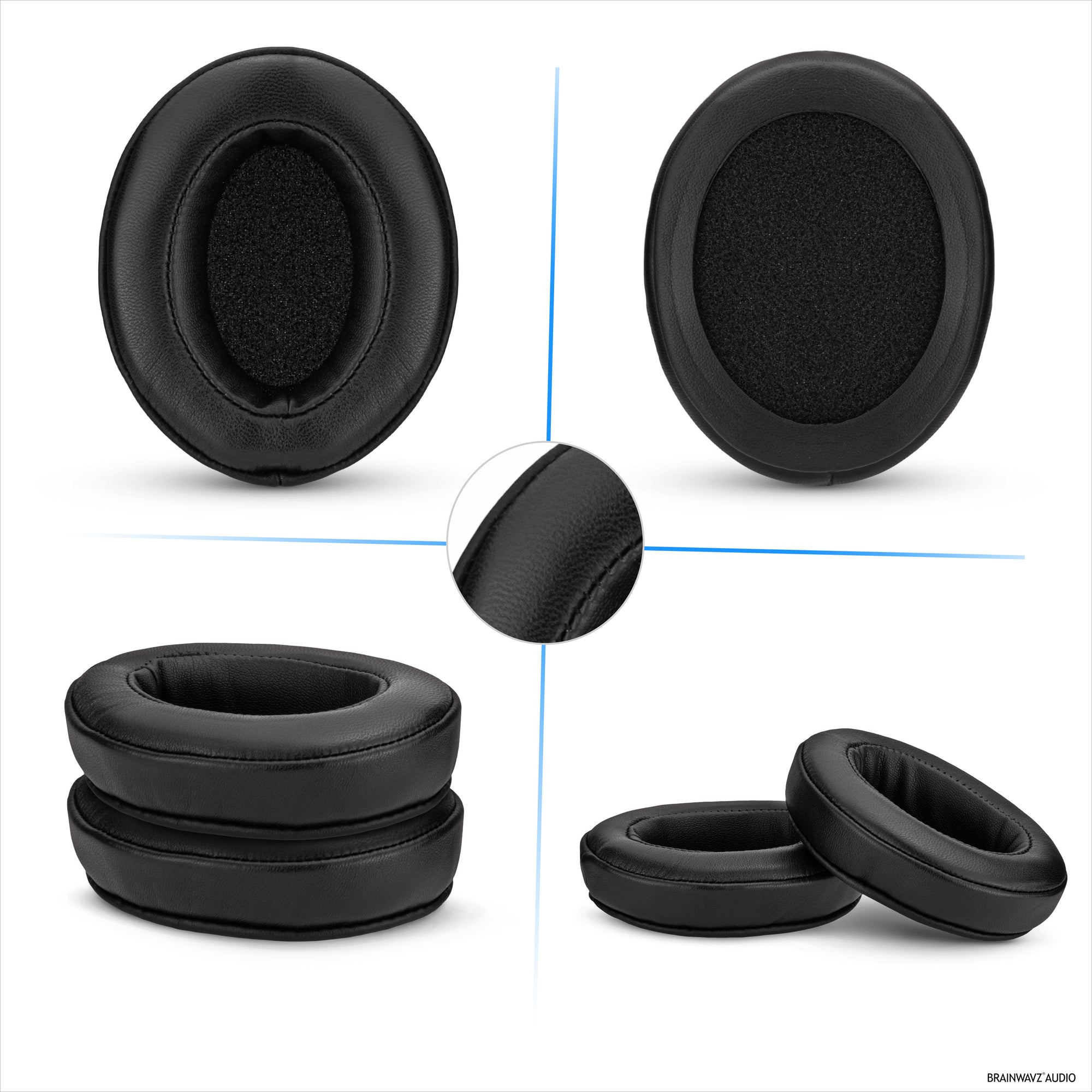 Replacement Leather Earpads for for Steelseries Arctis Nova Series 1/P/X 3 5/P/X 7/P/X PRO &amp; PRO for XBox Headsets, Soft Real Leather + Memory Foam