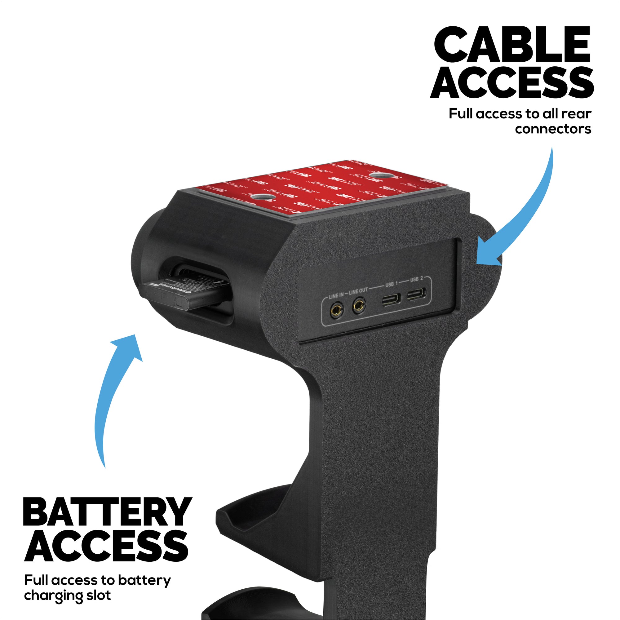 Under Mount Game Controller &amp; Headset Hanger for SteelSeries Arctis Nova Pro Wireless, Nova Elite &amp; Pro Omni + Base Station Dock