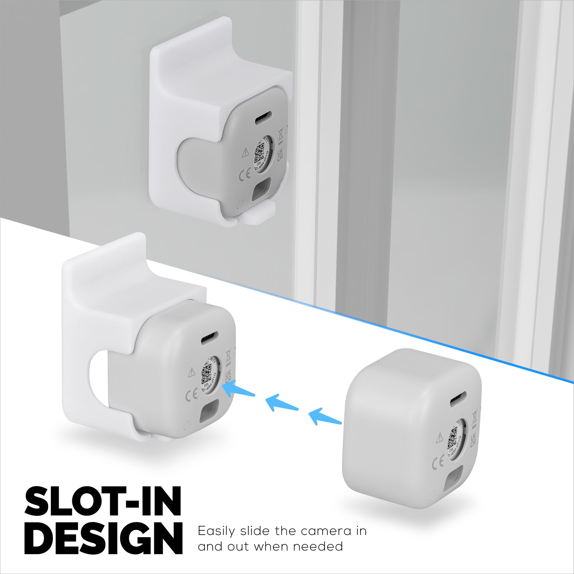 Window Mount for Blink Mini 2k+ &amp; Blink Mini 2 Cameras - Easy To Install Holder &amp; Secure Attachment with 3M VHB