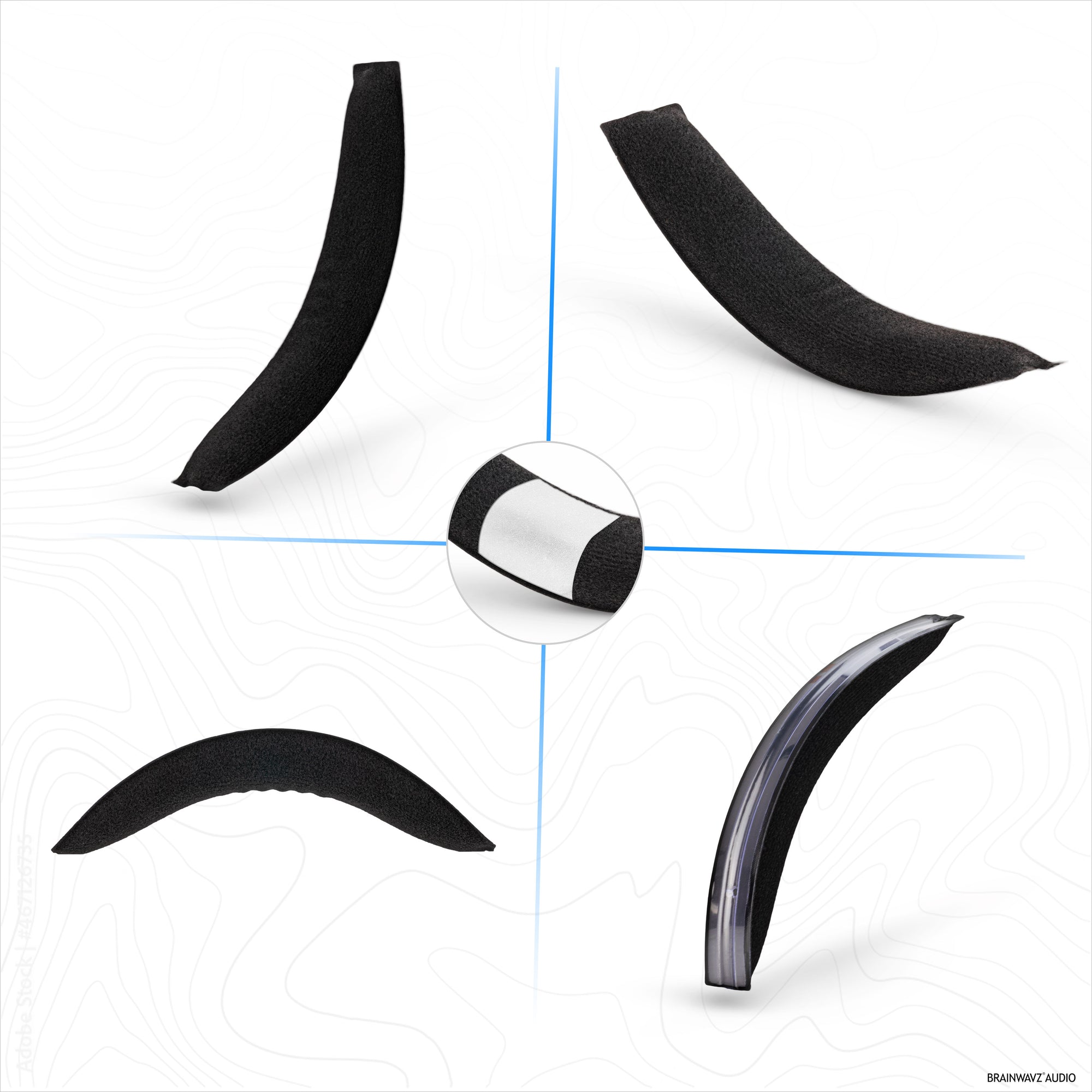 طوق رأس بديل من المخمل الناعم لسماعات سينهايزر HD700 - وسادة علوية للسماعة - سهلة التركيب، لاستعادة الراحة والملاءمة