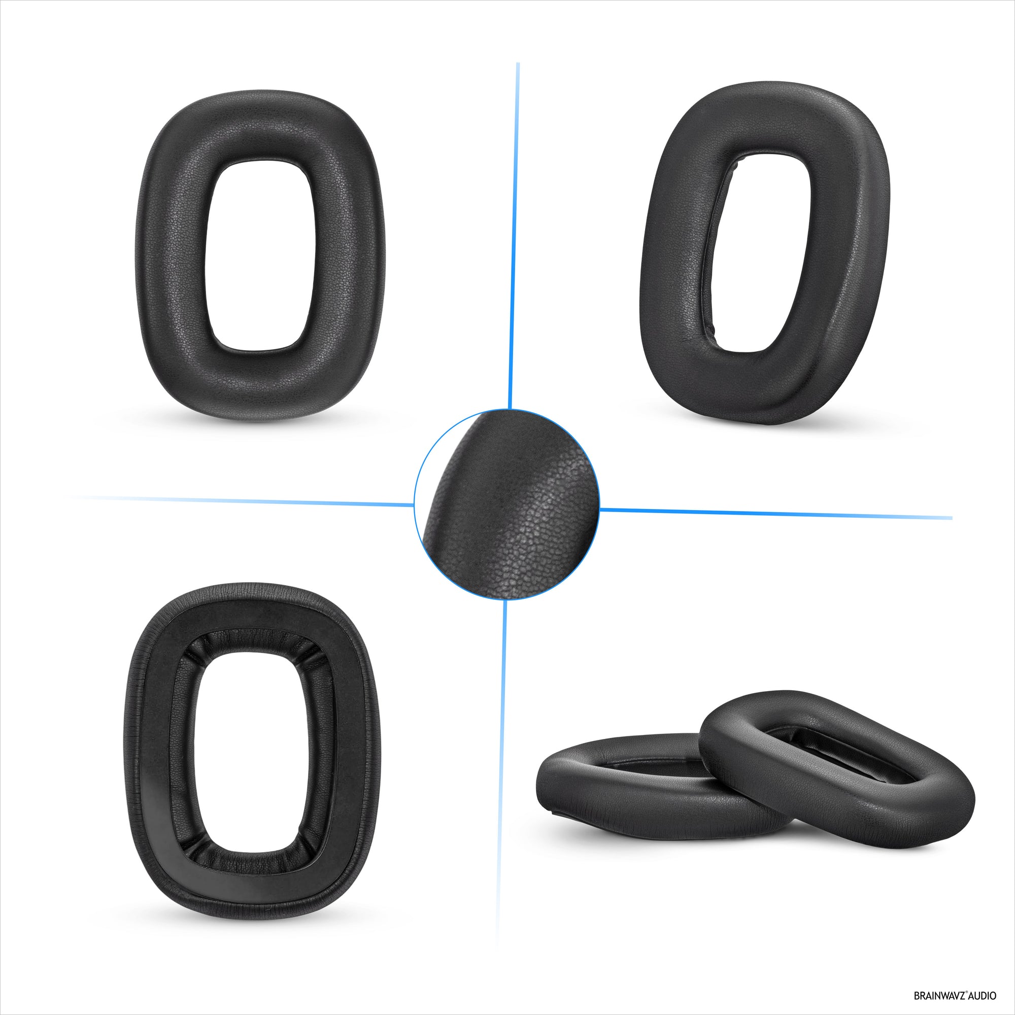 Replacement Earpads for Logitech Astro A30 Headsets. Soft PU Leather with High Grade Memory Foam for Extra Comfort &amp; Durability