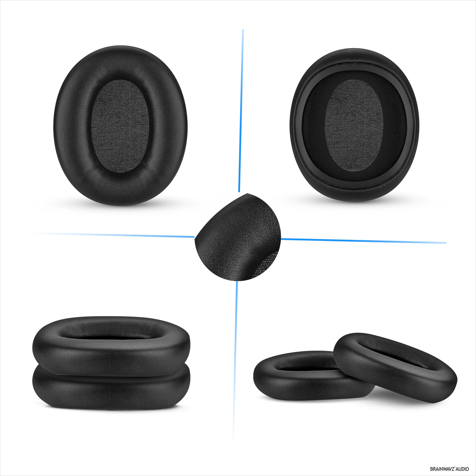 Replacement Earpads for Skullcandy Crusher ANC 2 Headsets. Soft PU Leather with High Grade Memory Foam for Extra Comfort &amp; Durability