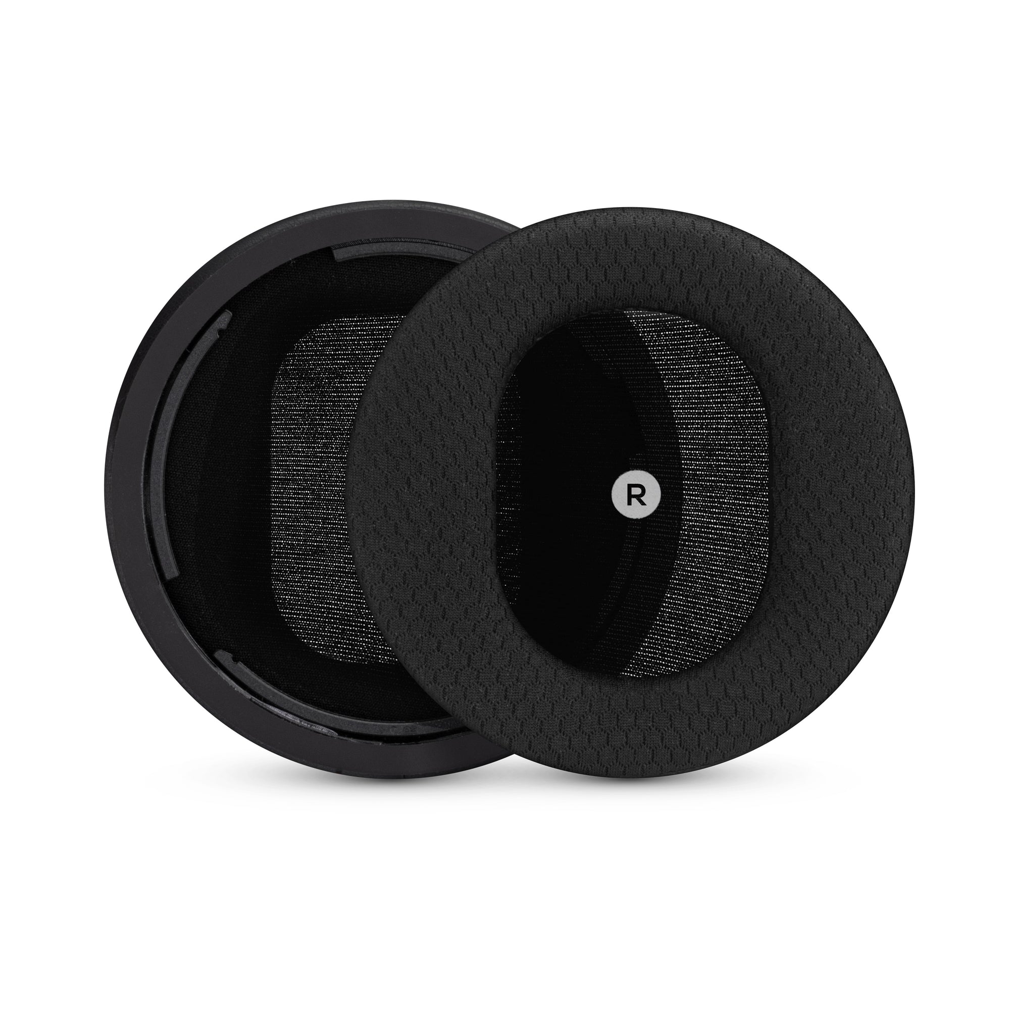 Hybrid Replacement Angled Earpads for Audeze Maxwell (GEN 1) Headsets, Soft Gel, Breathable Mesh Fabric w/ PU Leather &amp; Memory Foam