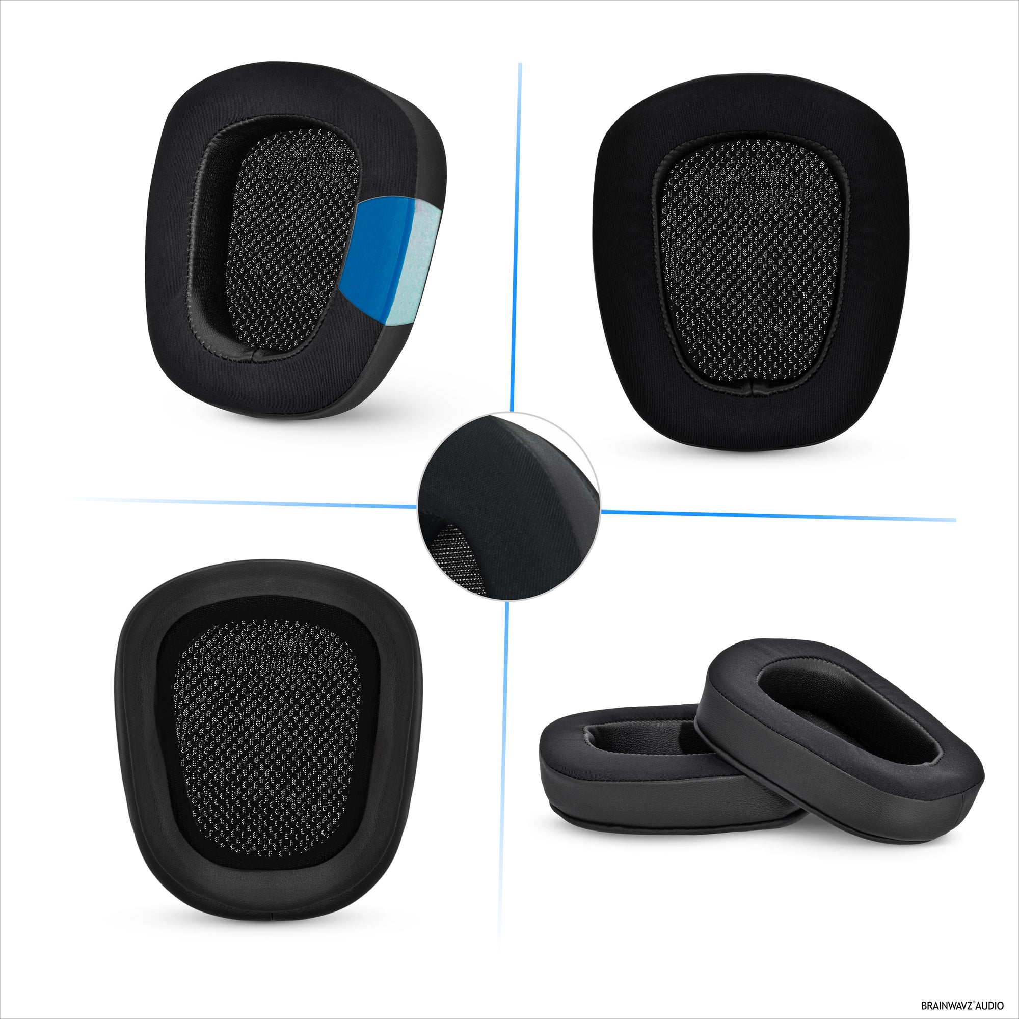 Hybrid Earpads for Logitech G933 G35 G930 G933S G935 G633 G633S G635 G533 G430 G431 G432 G433 Headsets, &amp; More. Cooling Gel Gaming Cushions