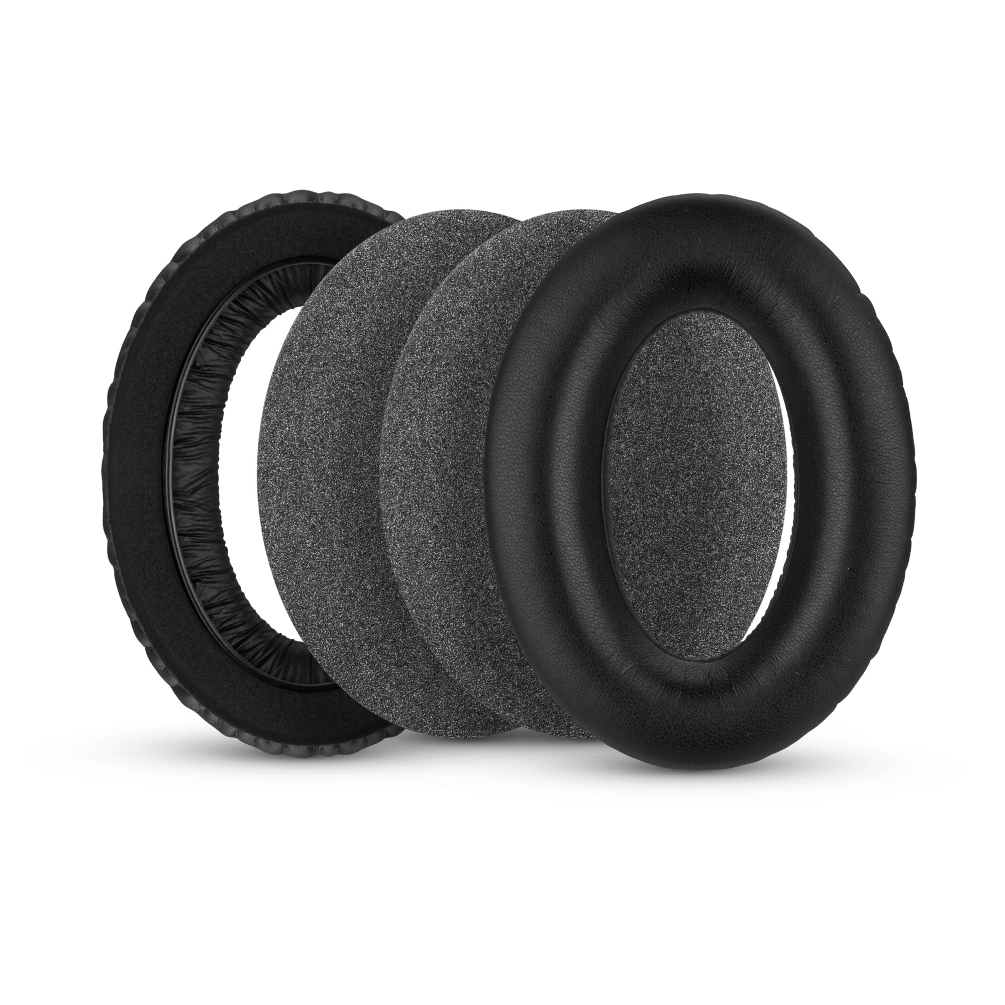 Replacement Earpads for Sennheiser HD600, HD650, HD660S, HD525, HD535, HD545, &amp; Massdrop HD58X, HD6XX Headphones - Soft PU Protein Leather Cushions with Soft Foam