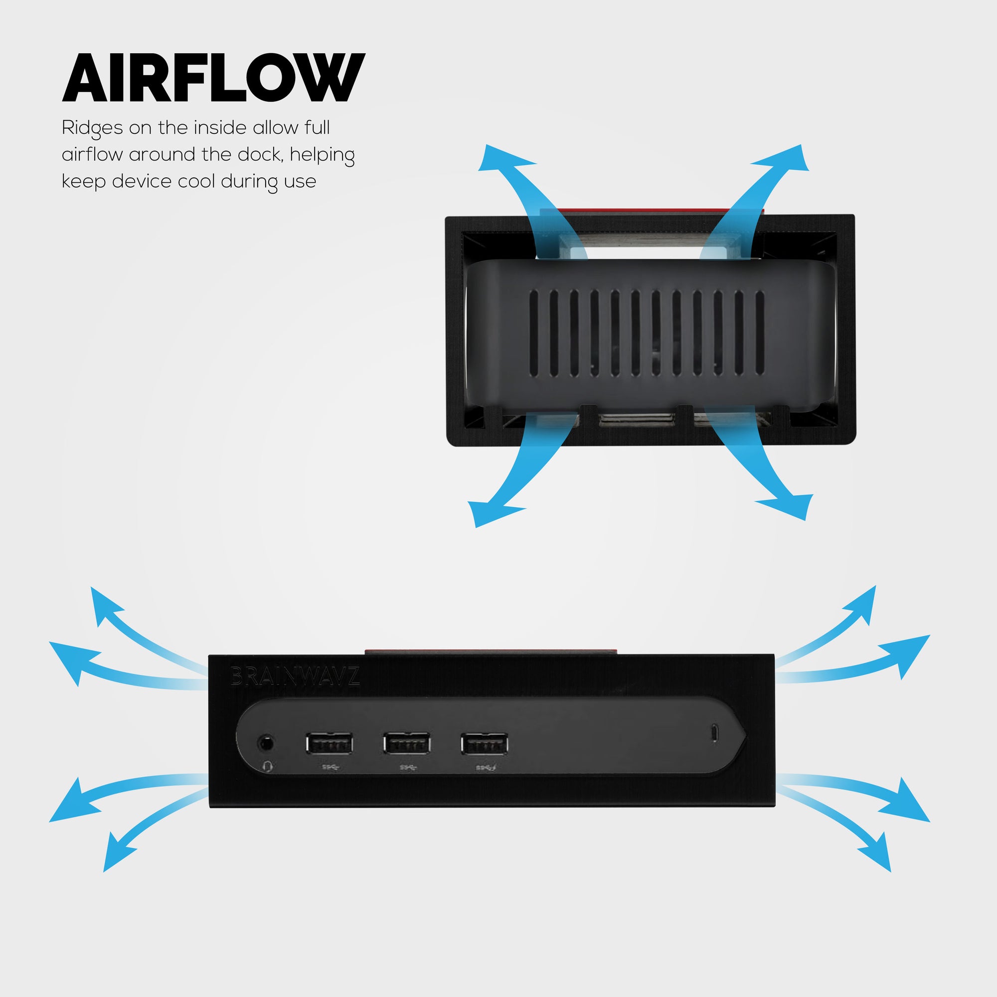 Under Desk Holder for Dell D3100 Dock, Easy To Install, Strong VHB Mount with Screw In Option