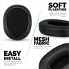Almohadillas de repuesto para Skullcandy Crusher Wireless, Hesh 3/ANC/EVO, Venue ANC & Más: Espuma extra cómoda, durabilidad y aislamiento acústico