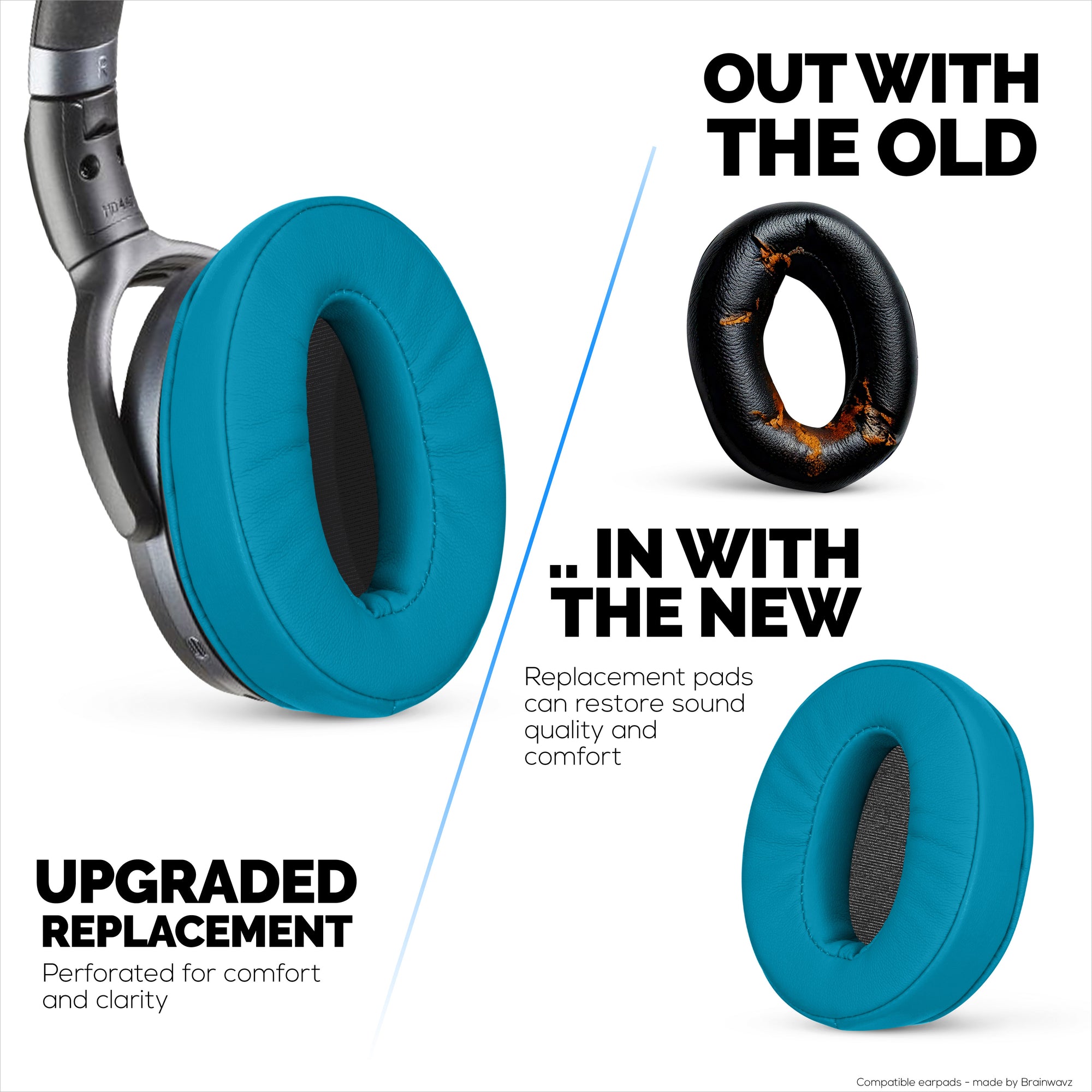 Replacement Earpads for Sennheiser HD 4.50, HD 350BT, HD 4.40BT, HD 4.50BT, HD 4.50BTNC &amp; HD 450BT Headphones