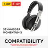 Sennheiser Momentum 3 替换耳垫采用厚记忆海绵和柔软 PU 皮革