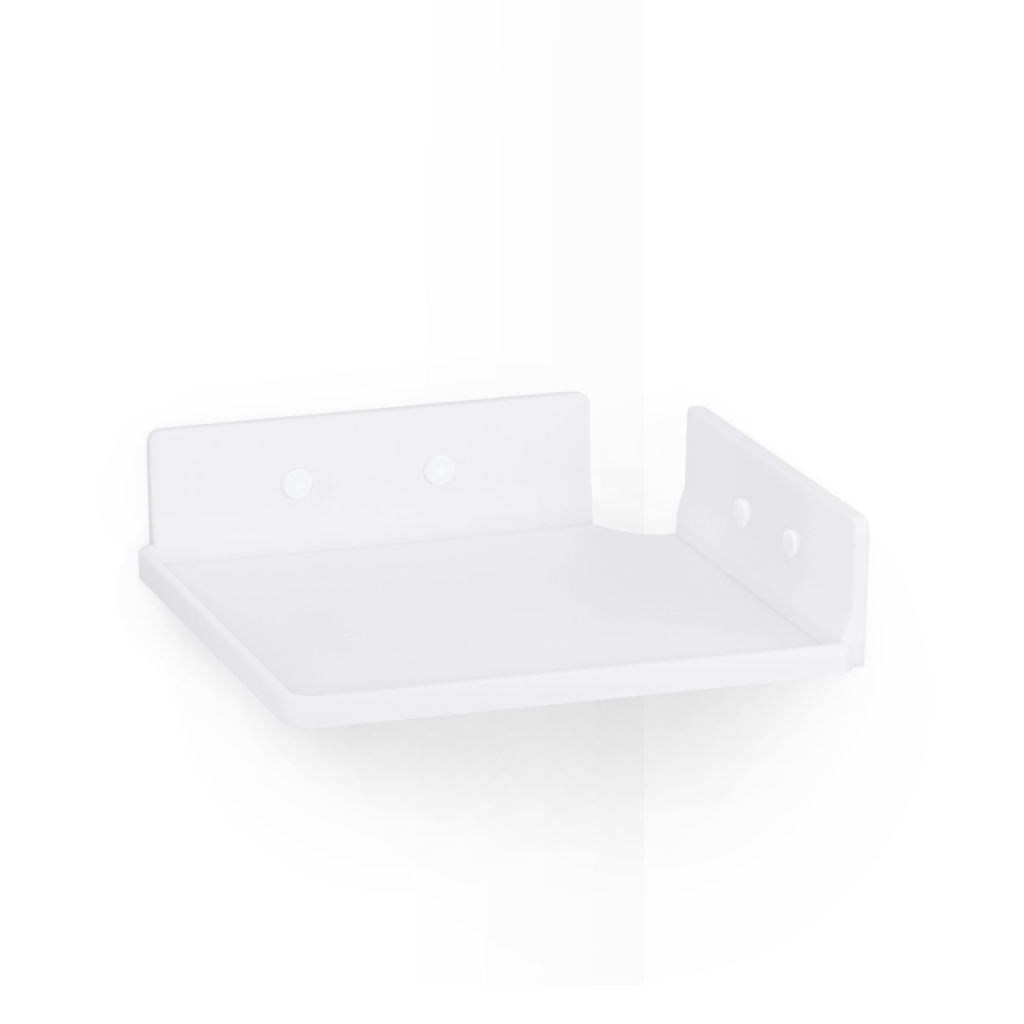 9&quot; Small Corner Shelf Mount,  Adhesive &amp; Screw In, for Speakers, Cameras, Baby Monitors, Plants, Books Electronics, Collectibles &amp; More, Floating Shelves