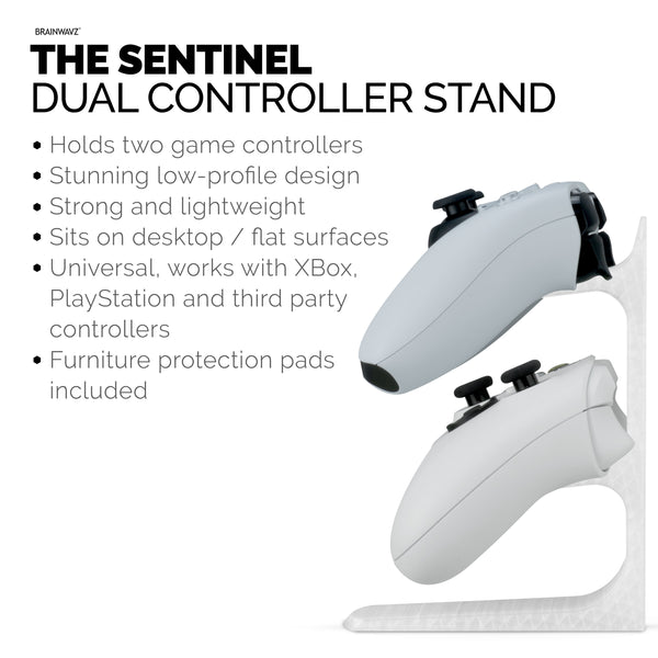 The Sentinel - Dual Game Controller Stand for Desks, Universal Design ...