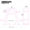 UberKuma – uchwyt na poczwórny kontroler i stojak na słuchawki na biurko, odpowiedni do wszystkich gamepadów i zestawów słuchawkowych