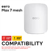 EERO Max 7 WiFiルーター用ネジなしウォールマウント、ホルダーの取り付けが簡単、接着剤とネジ止め、範囲を拡大し、乱雑さを軽減