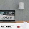 Supporto da parete senza viti per router WiFi EERO Max 7, supporto facile da installare, adesivo e avvitabile, aumenta la portata e riduce il disordine