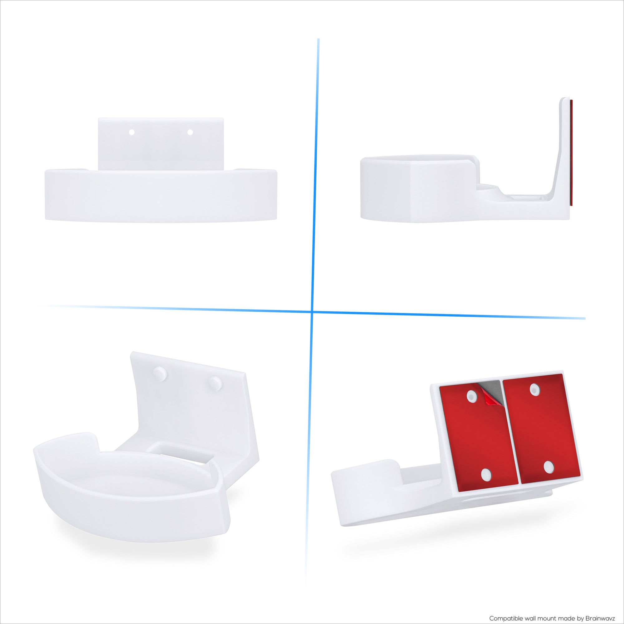 Screwless Wall Mount for EERO Max 7 WiFi Router, Easy To Install Holder, Adhesive &amp; Screw In, Increase Range &amp; Reduce Clutter