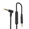 Náhradní audio kabel pro sluchátka BOSE NC700 QC25 QC35 QC45 s in-line mikrofonem a dálkovým ovládáním, 1.5 m / 59”