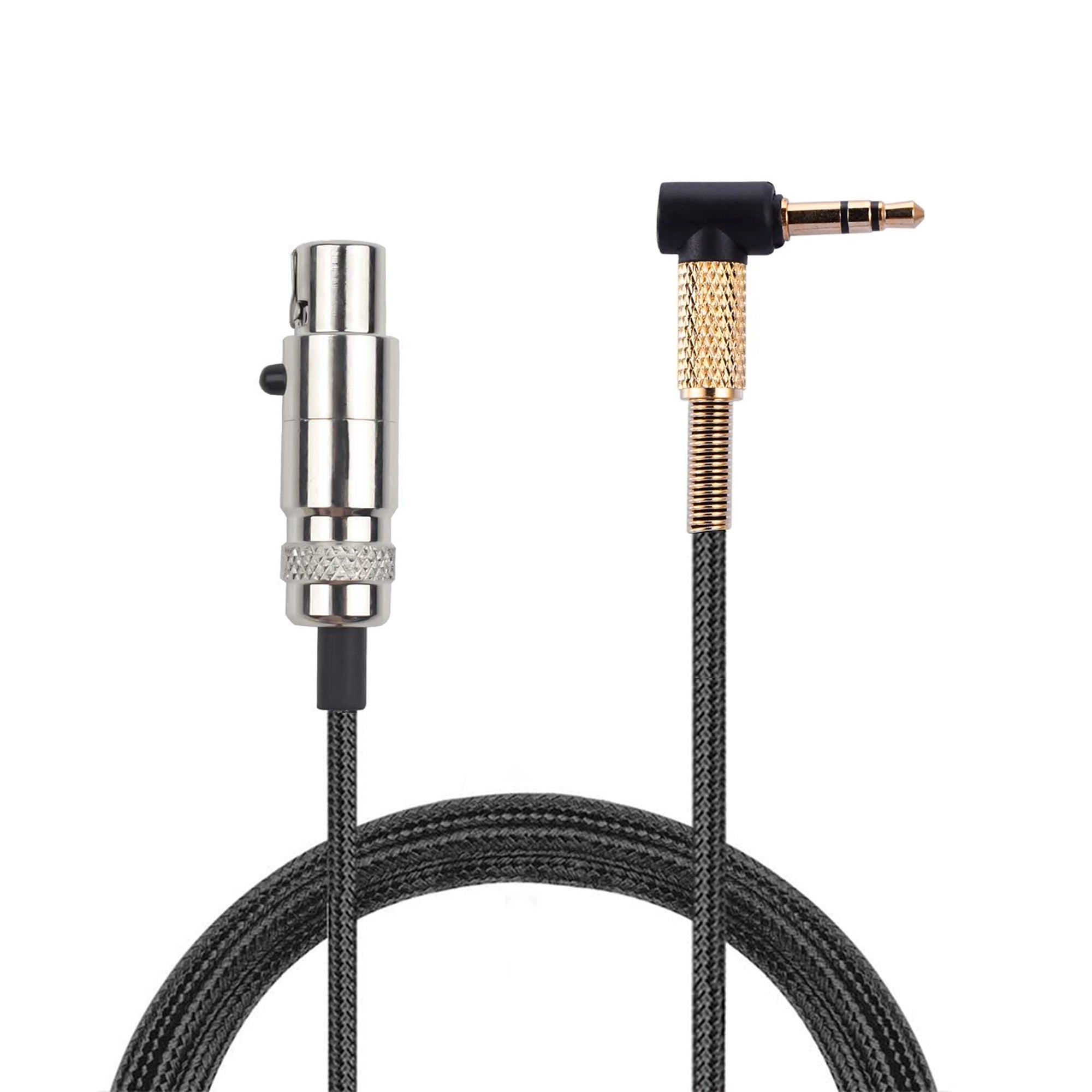 Replacement Braided Cable for AKG K702, K271s, K240s, K712 & Q701, With 3.5mm To Mini-XLR Audio Connector - 1.2M / 47”