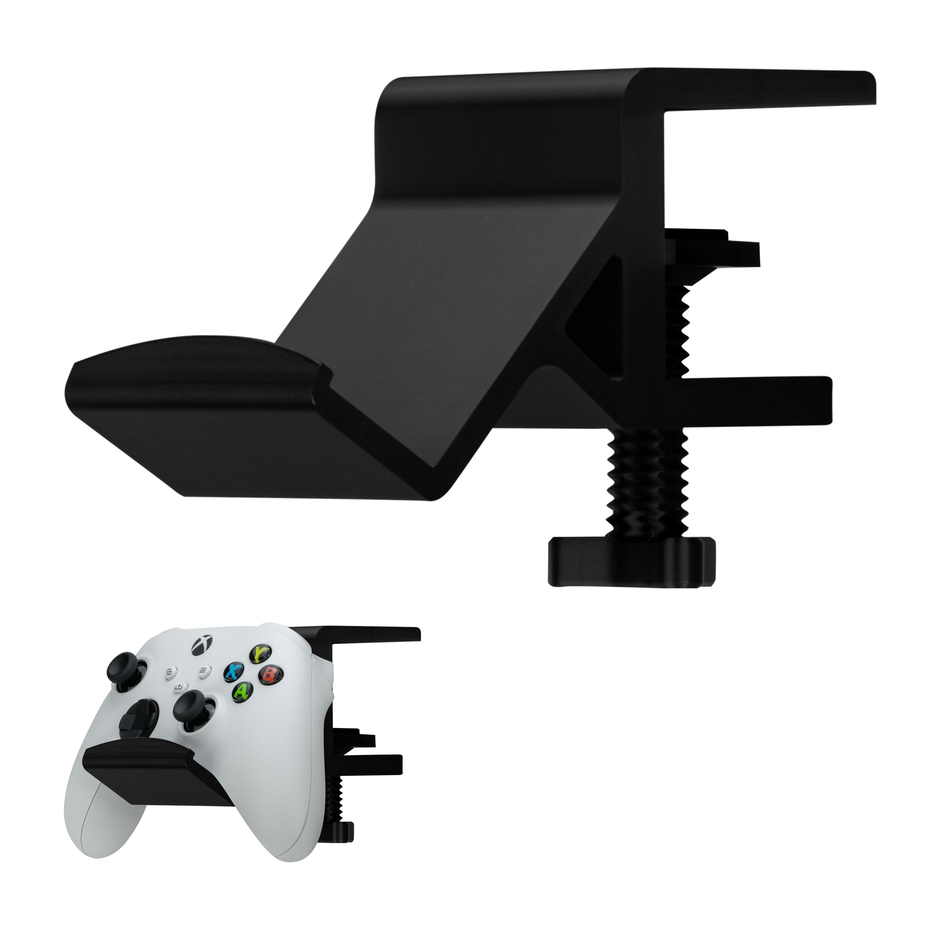 Desk Controller Holder with Headphone Hanger, 360° Rotating 3 in 1 Desk Anti-Spill Cup Holder with Headset Stand, Aluminum Alloy+ Plastic, Max Desk Controller Holder with Headphone Hanger, 360° Rotating 3 in 1 Desk Anti-Spill Cup Holder with Headset Stand, Aluminum Alloy+ Plastic, Max