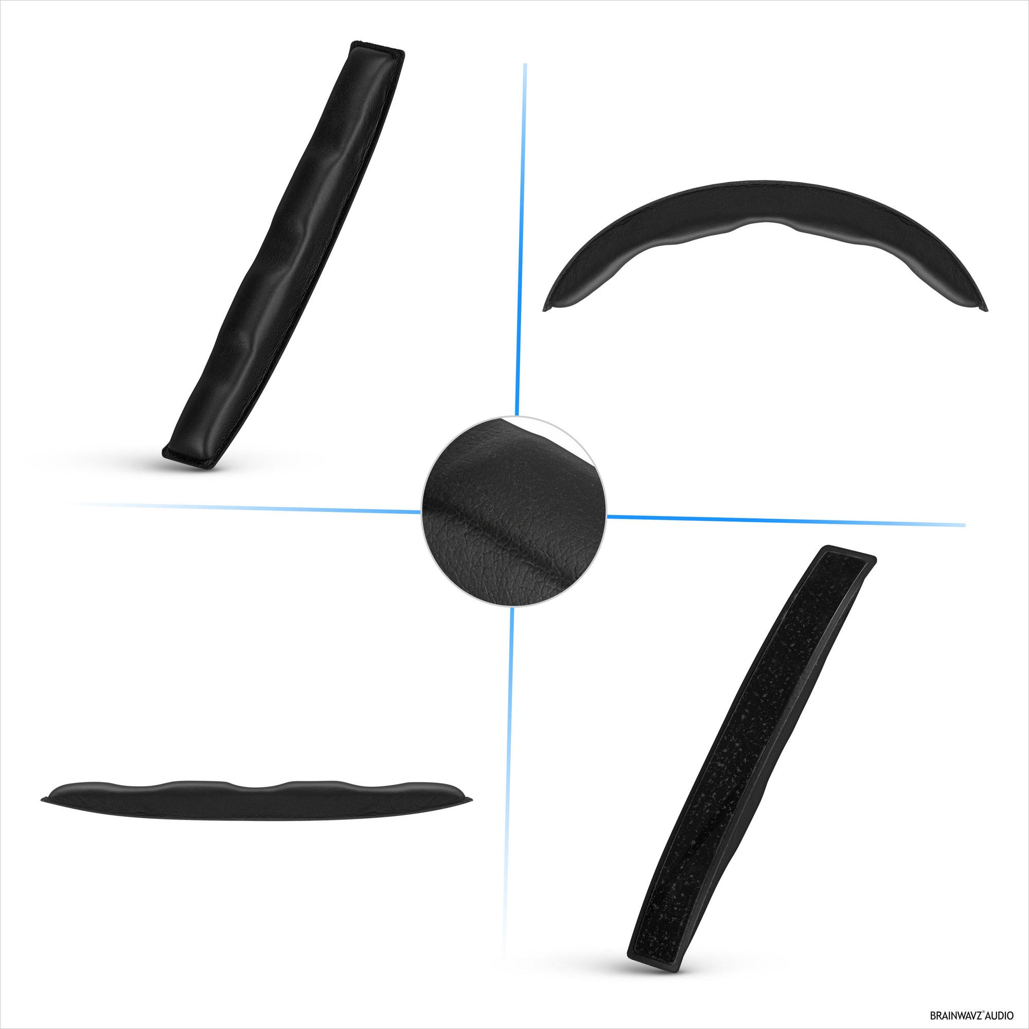 Replacement Headband for SENNHEISER HD8, HD8 DJ,HD8 MIX &amp; HD6 Headphones - Soft PU Leather &amp; Memory Foam Cushion Pad
