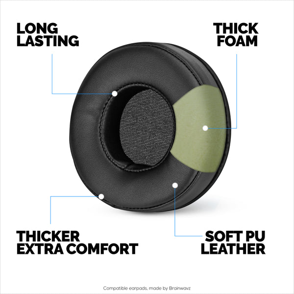 Replacement Earpads for AKG K181 Headphones - Soft PU Leather