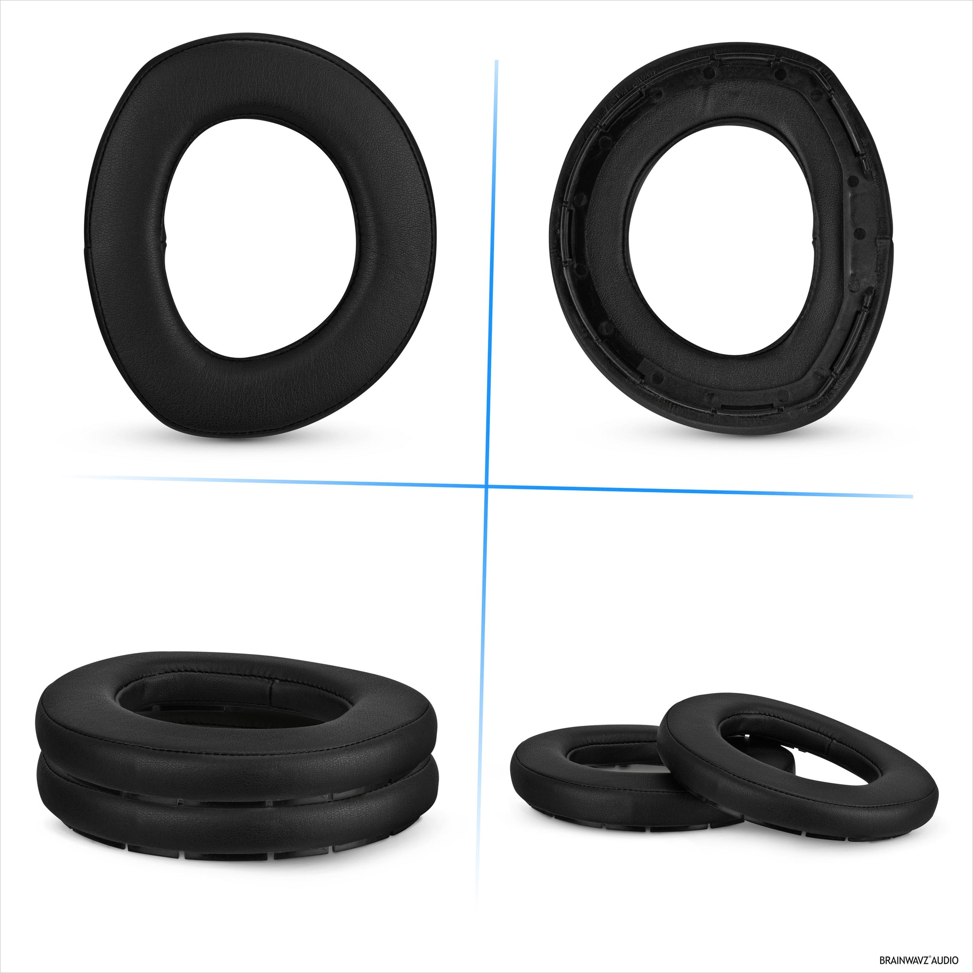 Replacement Earpads for Sennheiser HD800 &amp; H800S Gaming Headphones, PU Leather, Memory Foam Extra Comfort, Upgraded, Durable &amp; Long Lasting