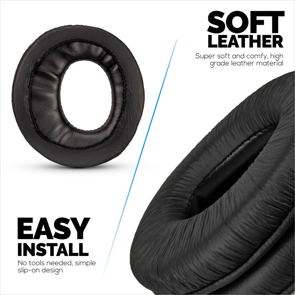 Replacement Leather Earpads for Sony RF985R, RF960R, RF960RK, RF970, RF970RK, RF925RK, RF865, RF865R, RF865RK, RF860, RF860F Headsets
