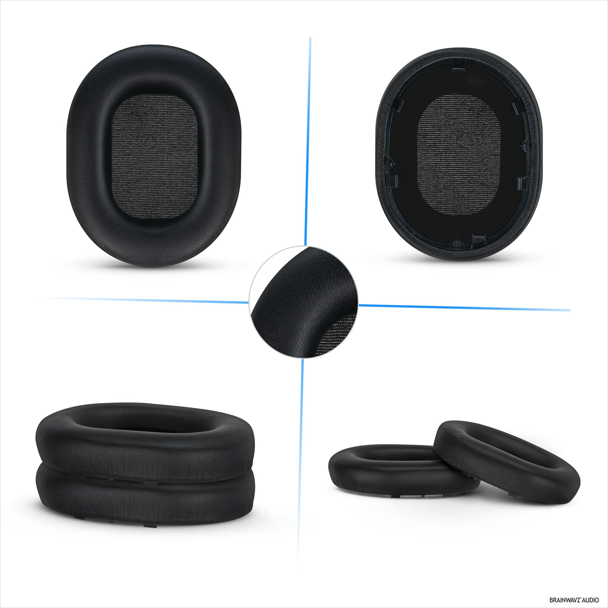 Sheepskin Earpads for Sony WH-1000XM5 Headphones, Soft Real Leather, Memory Foam Extra Comfort, Durable &amp; Long Lasting Ear Cushions