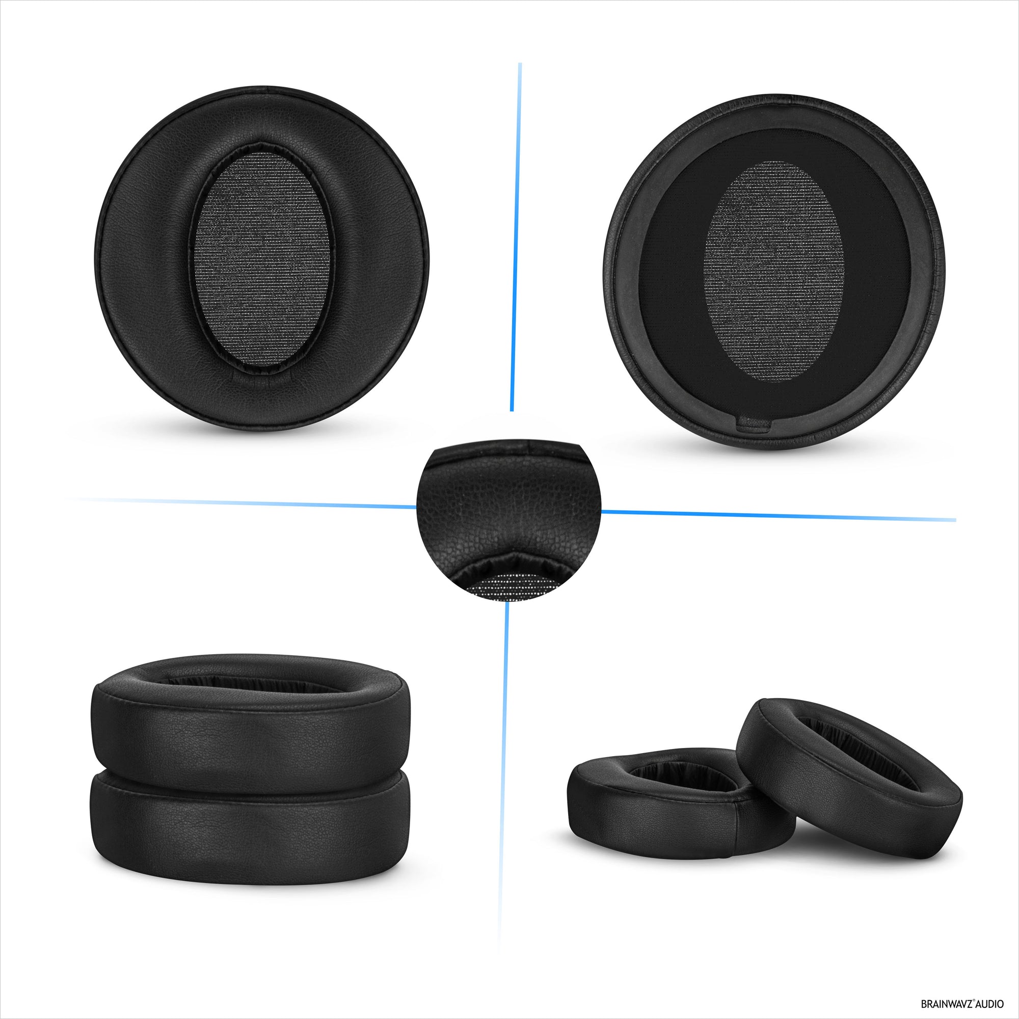 Replacement Earpads for Sony MDR-XB950BT, XB950N1, XB950B1, XB950AP &amp; XB950/H Headphones, PU Leather, Memory Foam