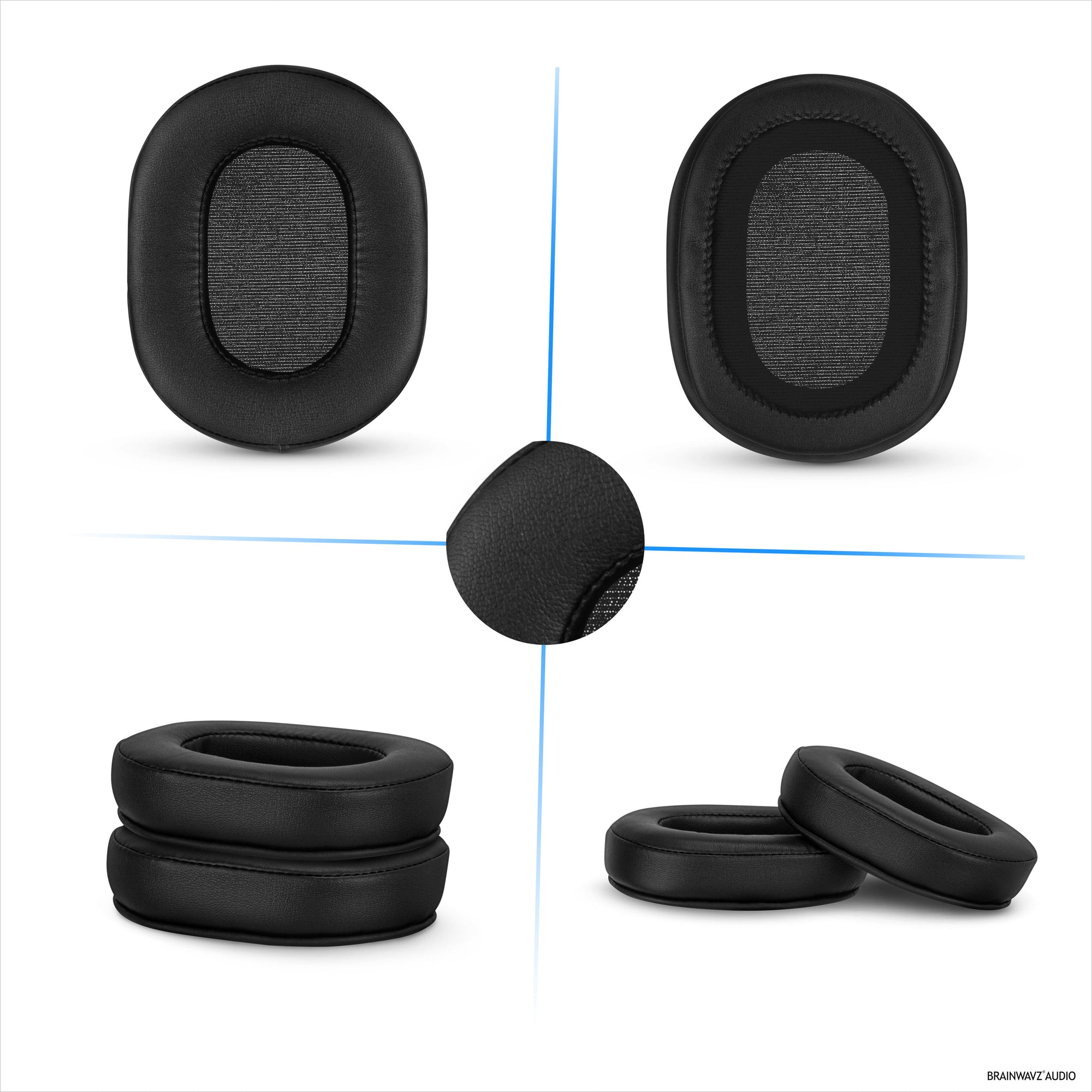 Replacement Earpads for Sony WH-L600 Headphones, PU Leather, Memory Foam for Extra Comfort