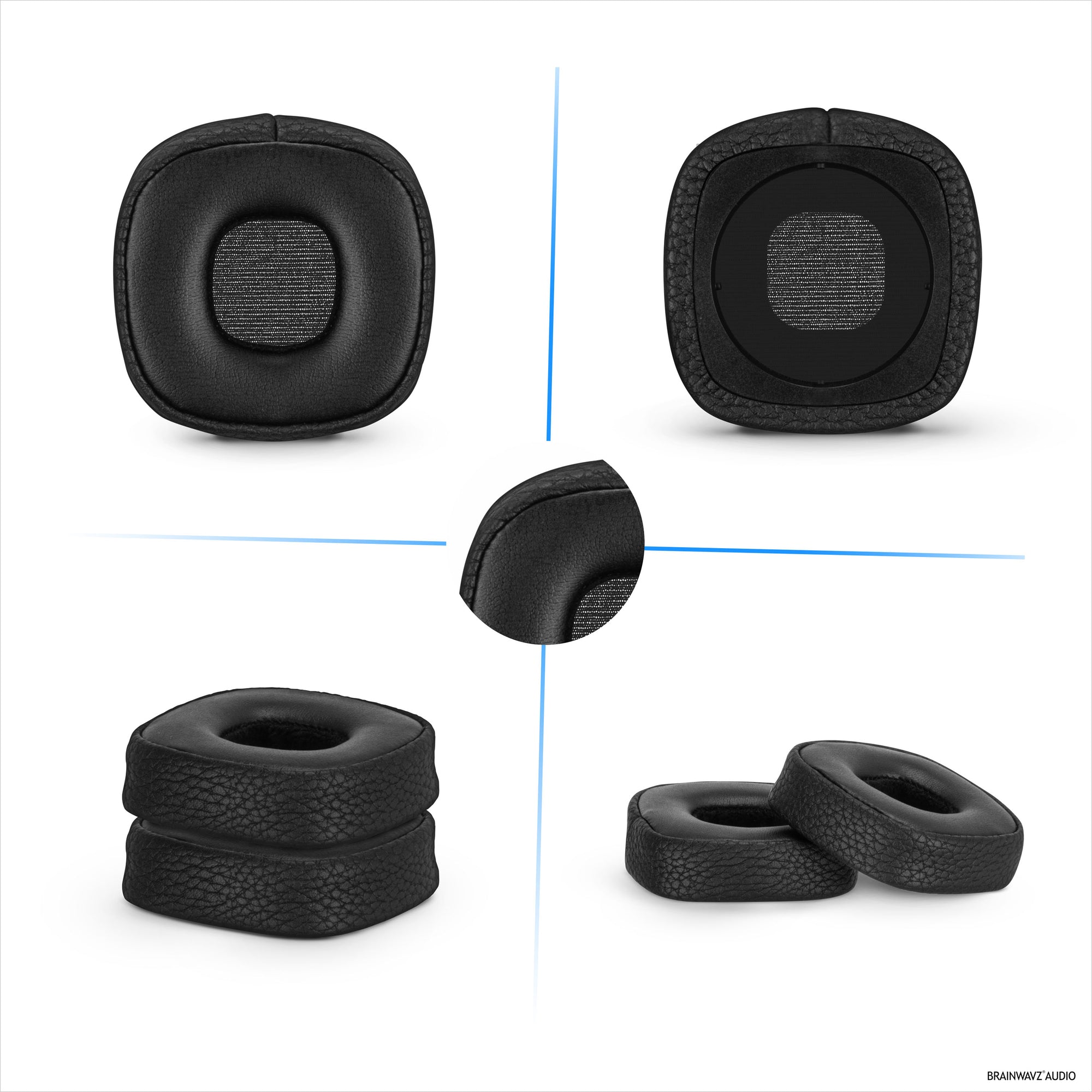 Replacement Earpads for Marshall Major 3 Headphones, PU Leather, Memory Foam for Extra Comfort, Upgraded, Durable &amp; Long Lasting Ear Cushions