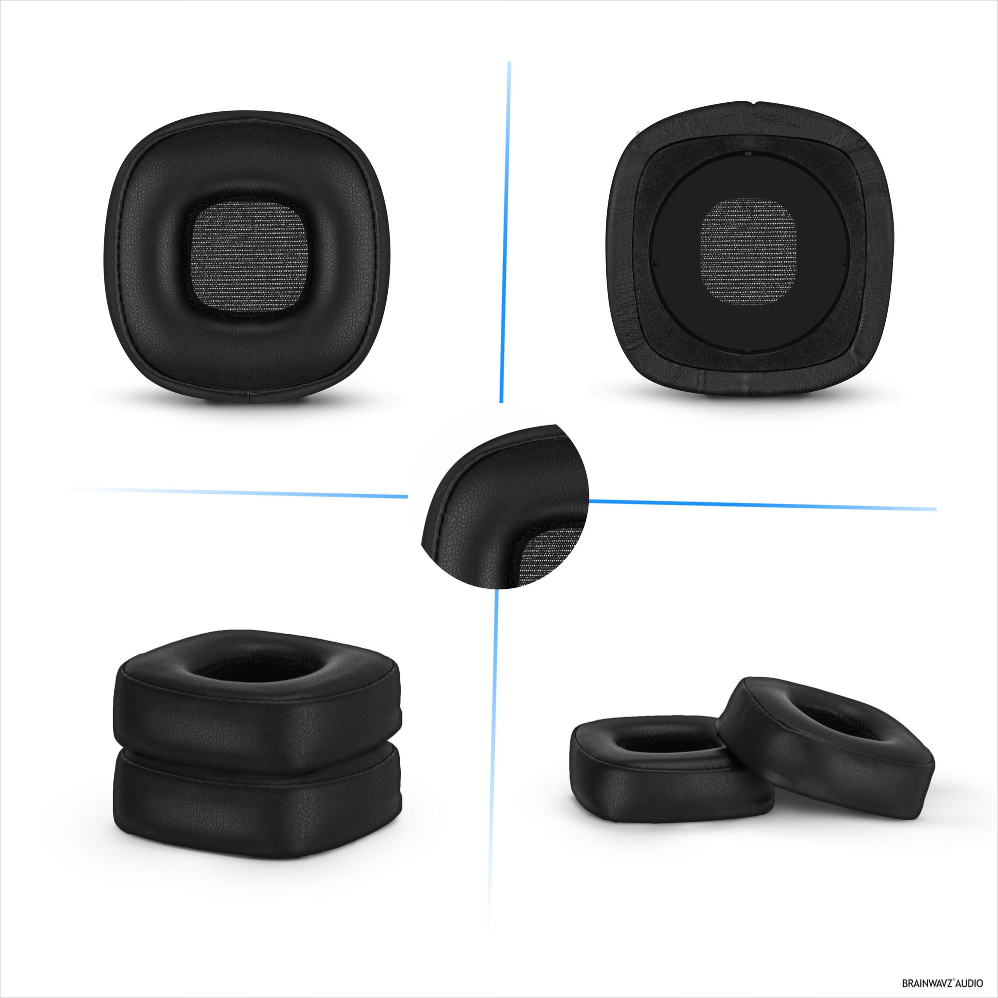 Replacement Earpads for Marshall Major 4 Headphones, PU Leather, Memory Foam for Extra Comfort, Upgraded, Durable &amp; Long Lasting Ear Cushions