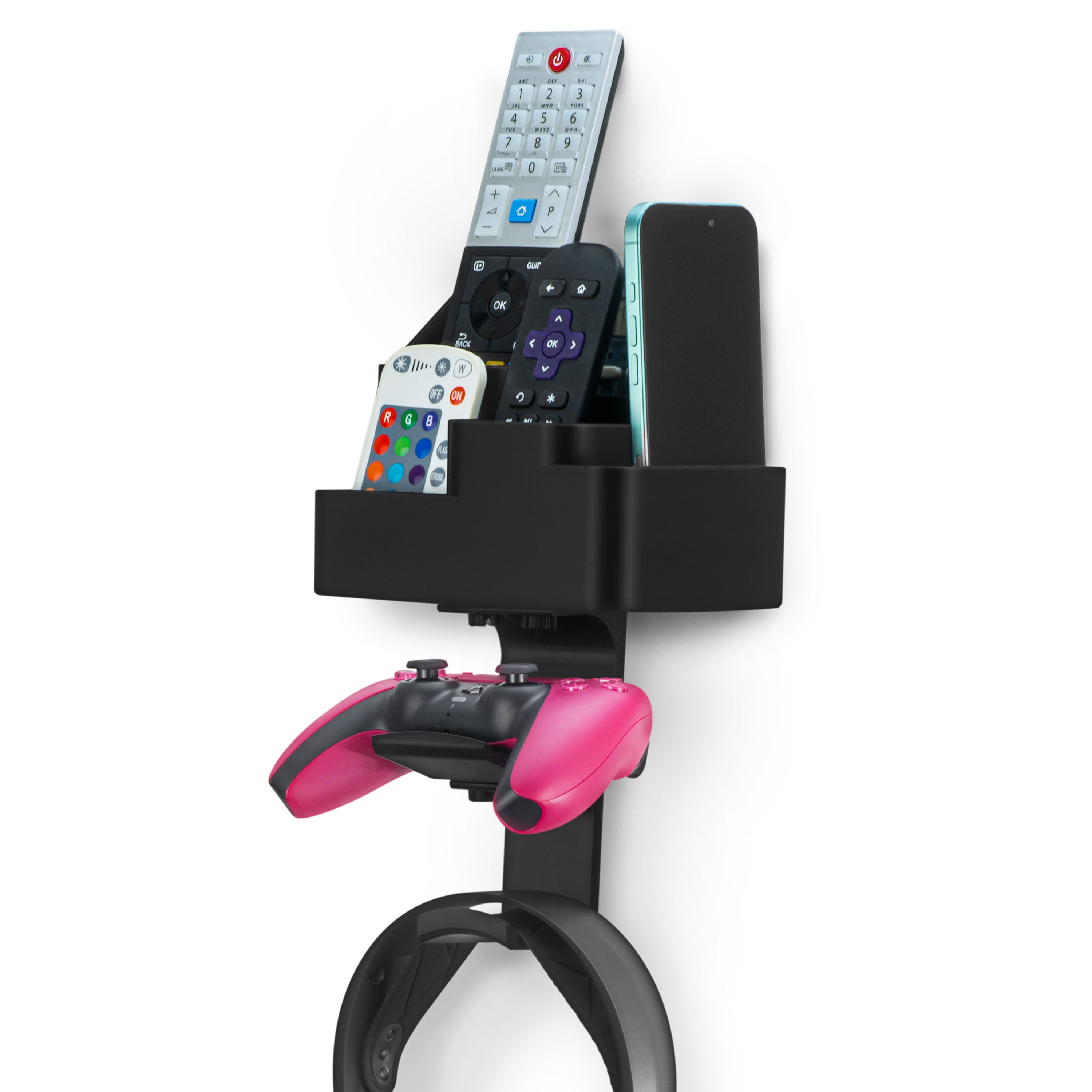 Porta Telecomando E Cuffie Da Muro, Supporto Per Telecomando