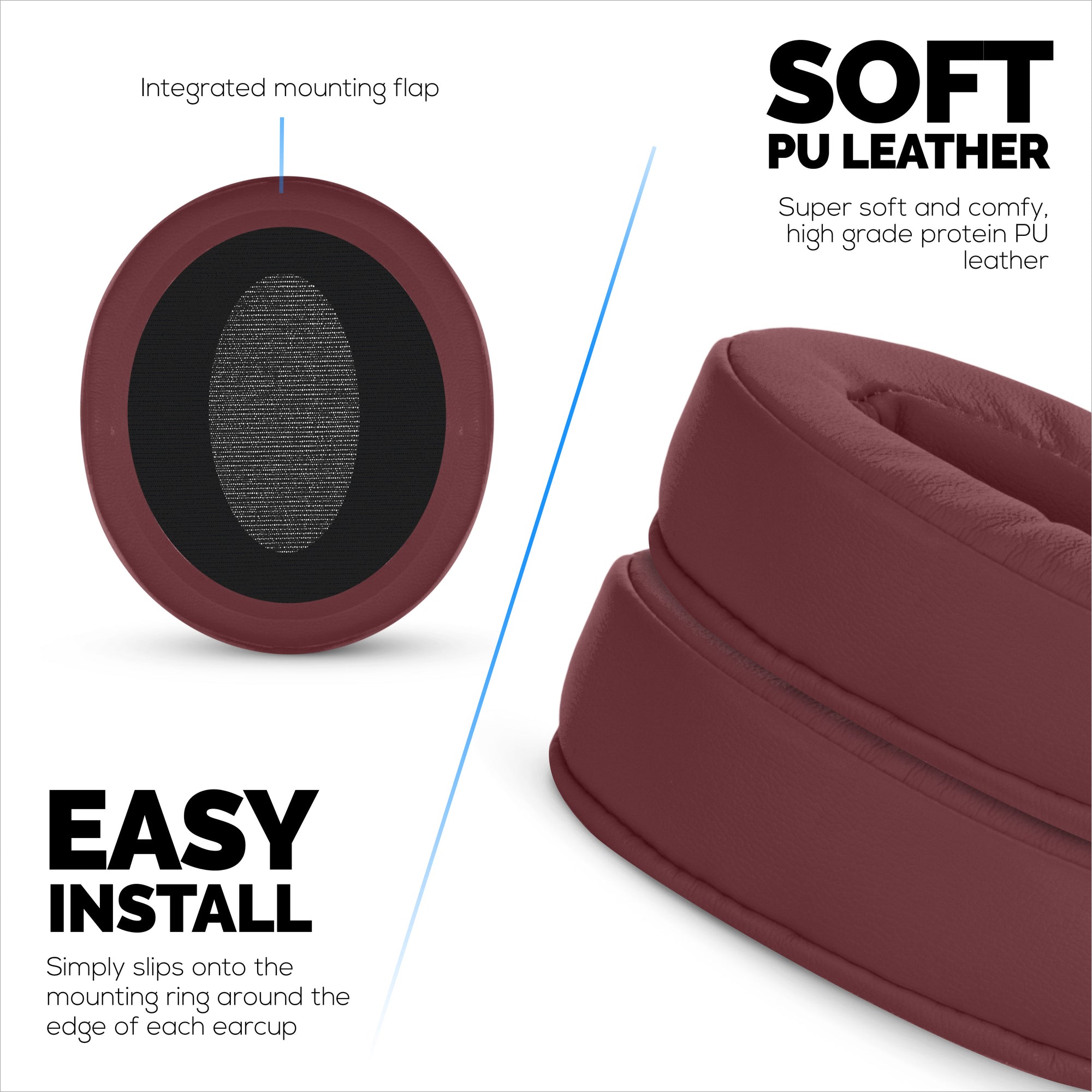 Replacement Earpads for Sennheiser HD 4.50, HD 350BT, HD 4.40BT, HD 4.50BT, HD 4.50BTNC &amp; HD 450BT Headphones