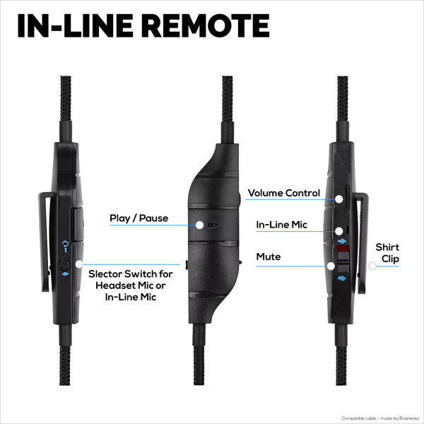 Replacement Audio Cable Compatible with Logitech G633, G635