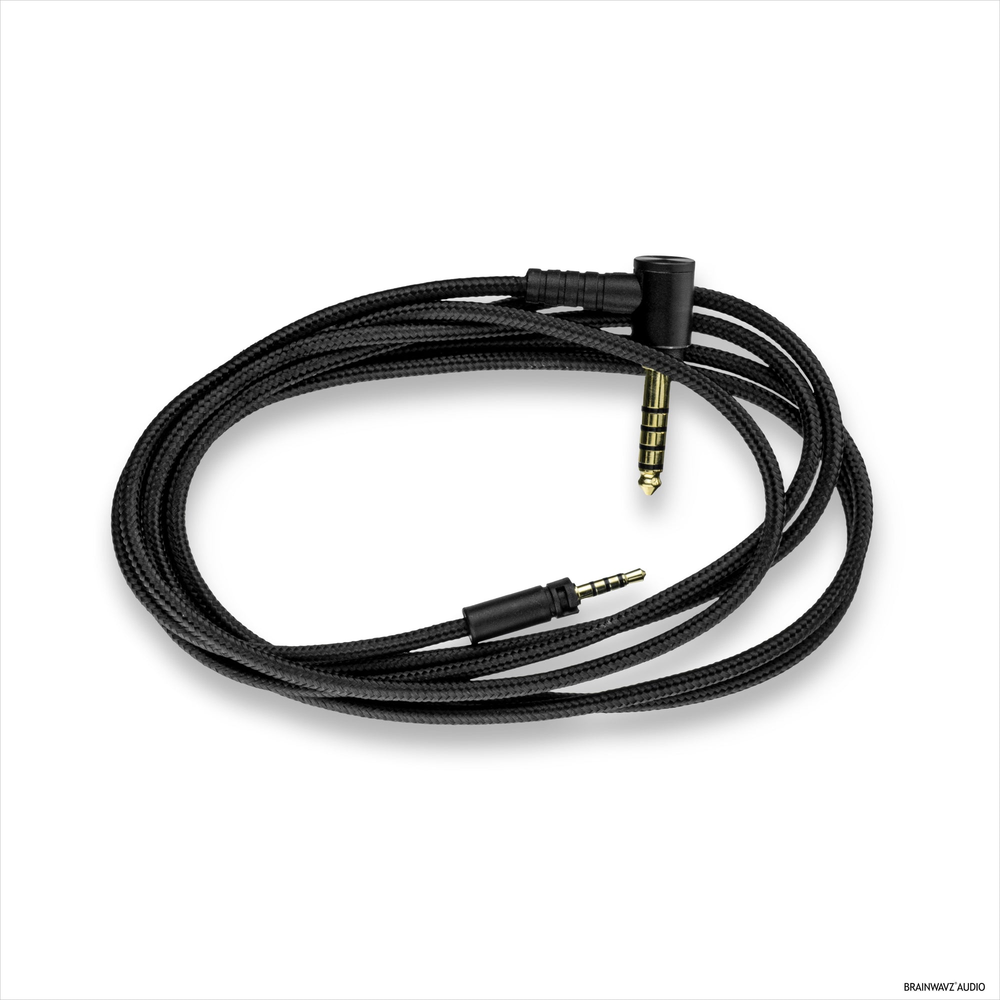 Balanced Audio Cable Compatible with Sennheiser Momentum Headphones – 2.5mm Twist-Lock to 4.4mm TRRRS Balanced Gold-Plated Jacks
