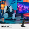 The Gravitas - Stojak na słuchawki i uchwyt na kontroler gier na biurko - Uniwersalny projekt do wszystkich typów zestawów słuchawkowych i gamepadów