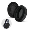 Protetores de ouvido grossos híbridos para fones de ouvido Sennheiser HD600, HD650, HD660S, HD525, HD535, HD545 e Massdrop HD58X, HD6XX - Espuma de memória com material híbrido de veludo e couro PU