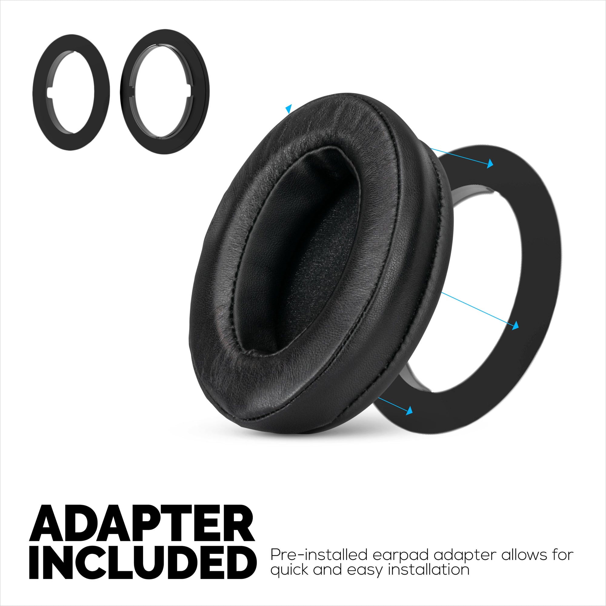 Sheepskin Earpads for Sennheiser HD600, HD650, HD660S, HD525, HD535, HD545, &amp; Massdrop HD58X, HD6XX Headphones - Memory Foam with Soft Sheepskin Leather