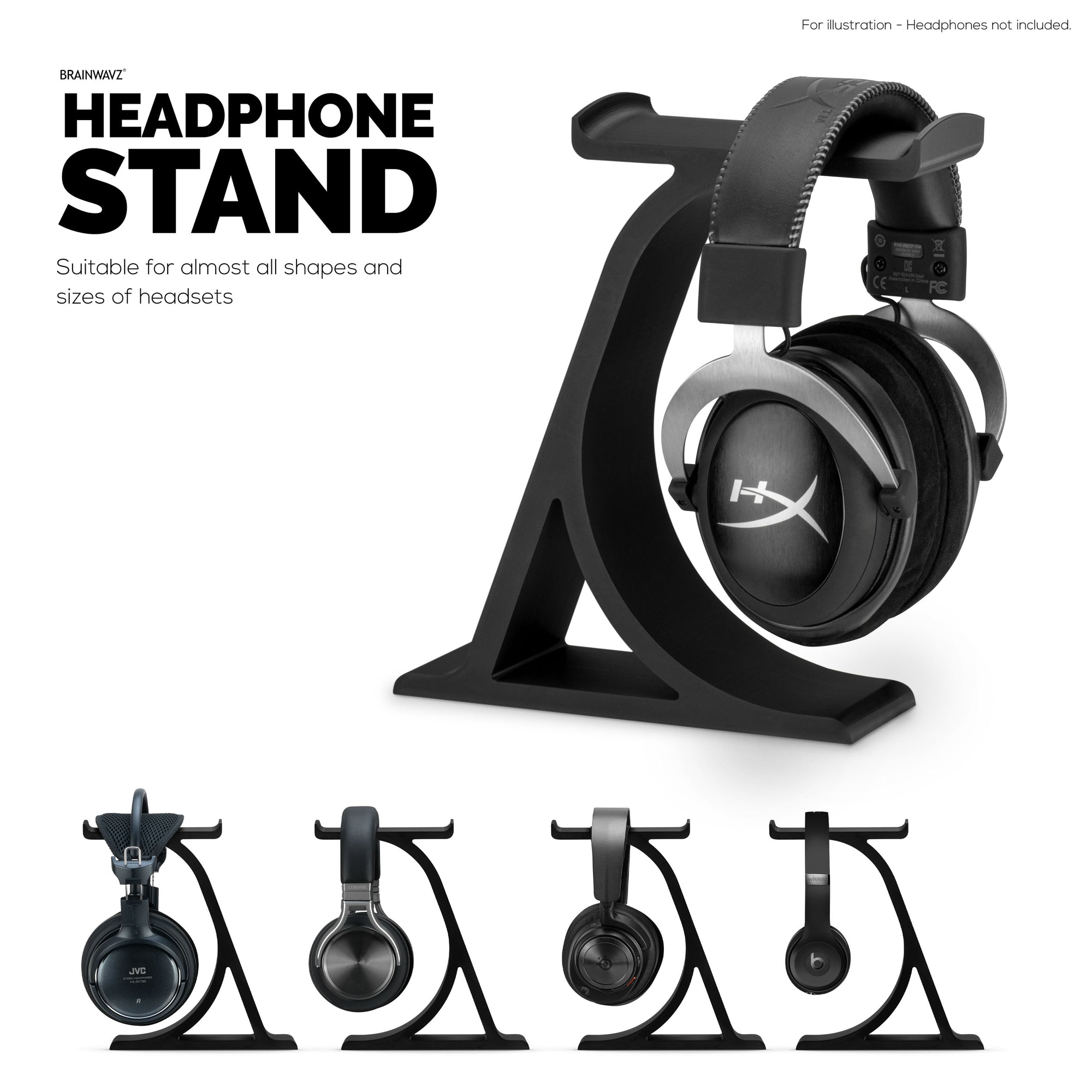 The CSTAND - Headphone Stand for Desks - Universal Design for All Gaming &amp; Audio Headsets