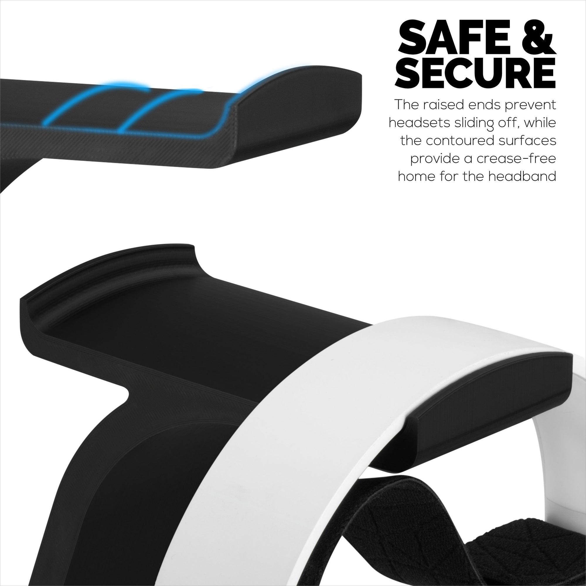 The CSTAND - Headphone Stand for Desks - Universal Design for All Gaming &amp; Audio Headsets