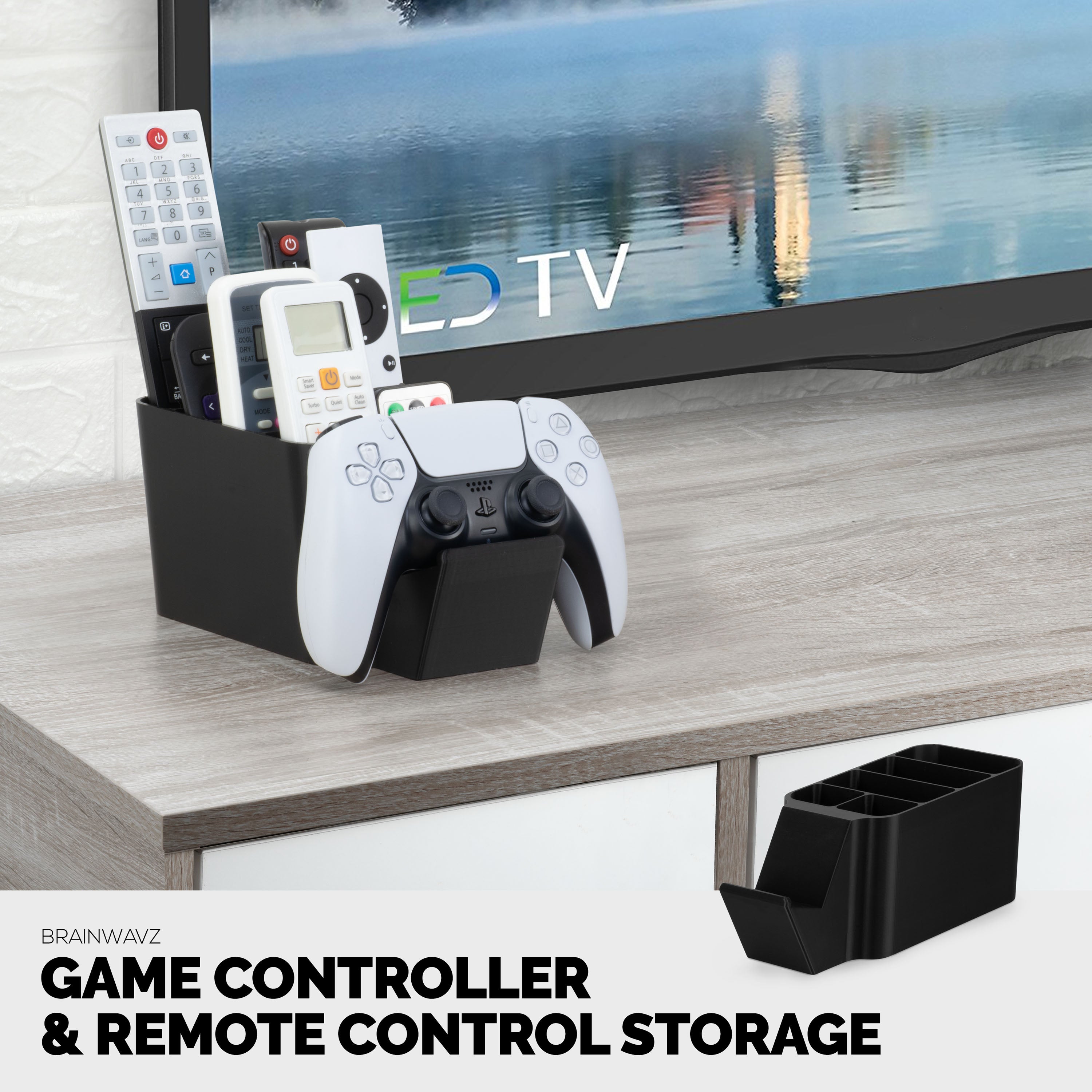 Game Controller & Remote Control Holder Organizer, Ideal for Side Tabl ...