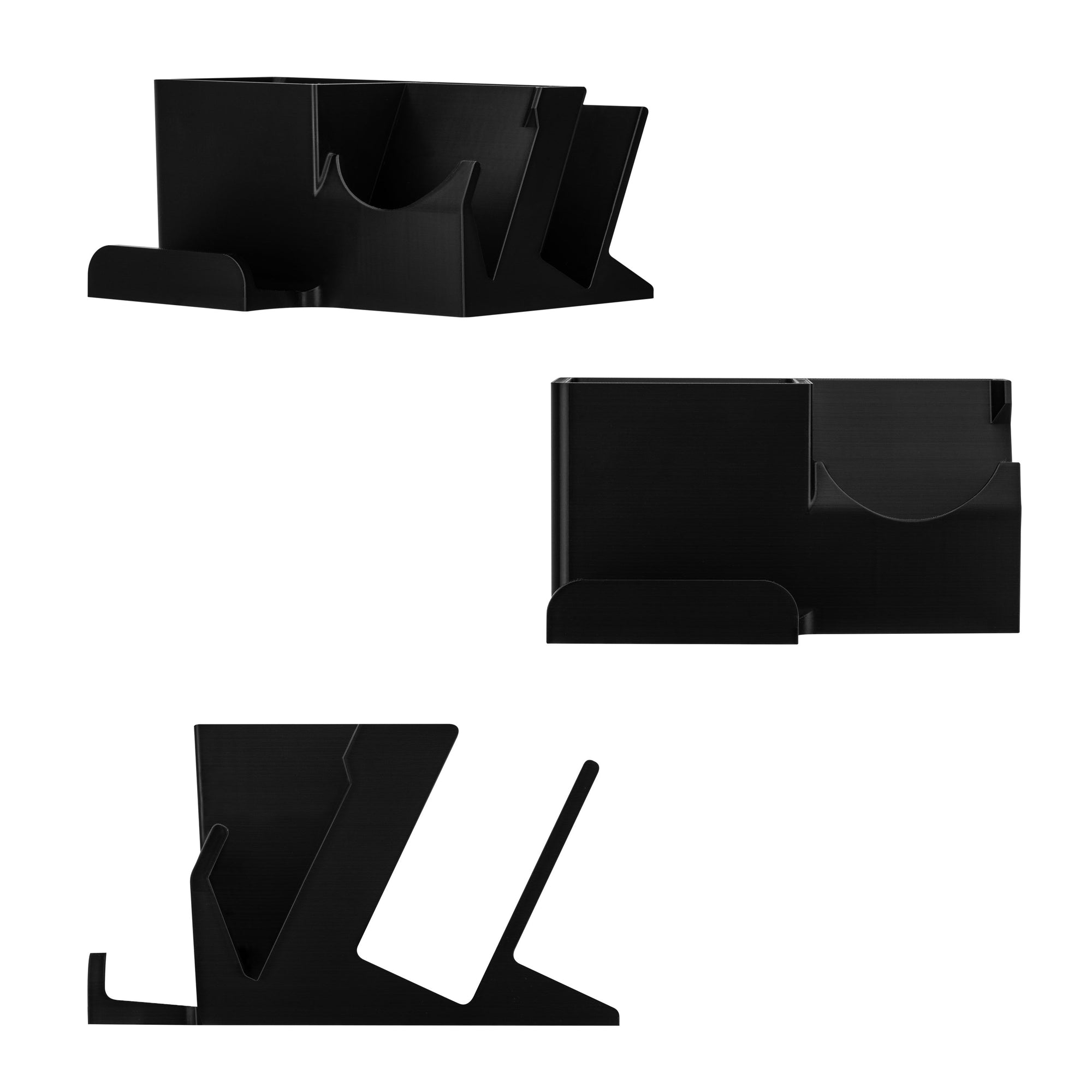 Desktop Keyboard, Mouse &amp; Phone Stand Holder w/ Stationary Storage, Suitable for Small Or Large Keyboards, Tablets, Gaming &amp; Office Mice