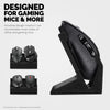 Desktop-Dual-PC-Mausständerhalter, geeignet für kleine oder große Gaming- und Büromäuse von Logitech, Razer, Corsair und mehr