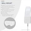 Wall Mount Compatible with EERO Pro 6 &amp; EERO Pro 6E Mesh WiFi Router, Reduce Interference &amp; Clutter
