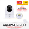 Hoekwandmontage Eufy T8410X (IndoorCam E220 / S220), zelfklevende beugel voor beveiligingscamerahouder, vermindert blinde vlekken en rommel, zelfklevende en inschroefbare montage