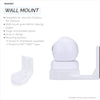 Wall Mount for Galayou G2 Pet &amp; Baby Indoor Camera, Adhesive Security Camera Holder Bracket, Reduce Blind Spots &amp; Clutter