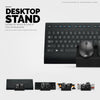 Desktoptoetsenbord en dubbele pc-muis standaardhouder, minder rommel, organiseer uw bureau beter, geschikt voor toetsenbord en muis van elk formaat (DK03)